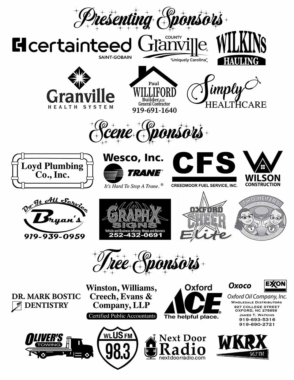 Sponsors